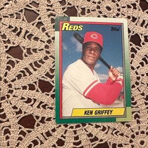Ken Griffey Reds Baseball Card